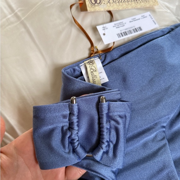 NWT Bellissima Blue Diamond Bikini w/ Swarovski Crystals (M/L) - Picture 10 of 13